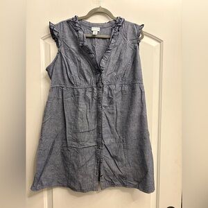 Motherhood Maternity Blue Sleeveless Dress